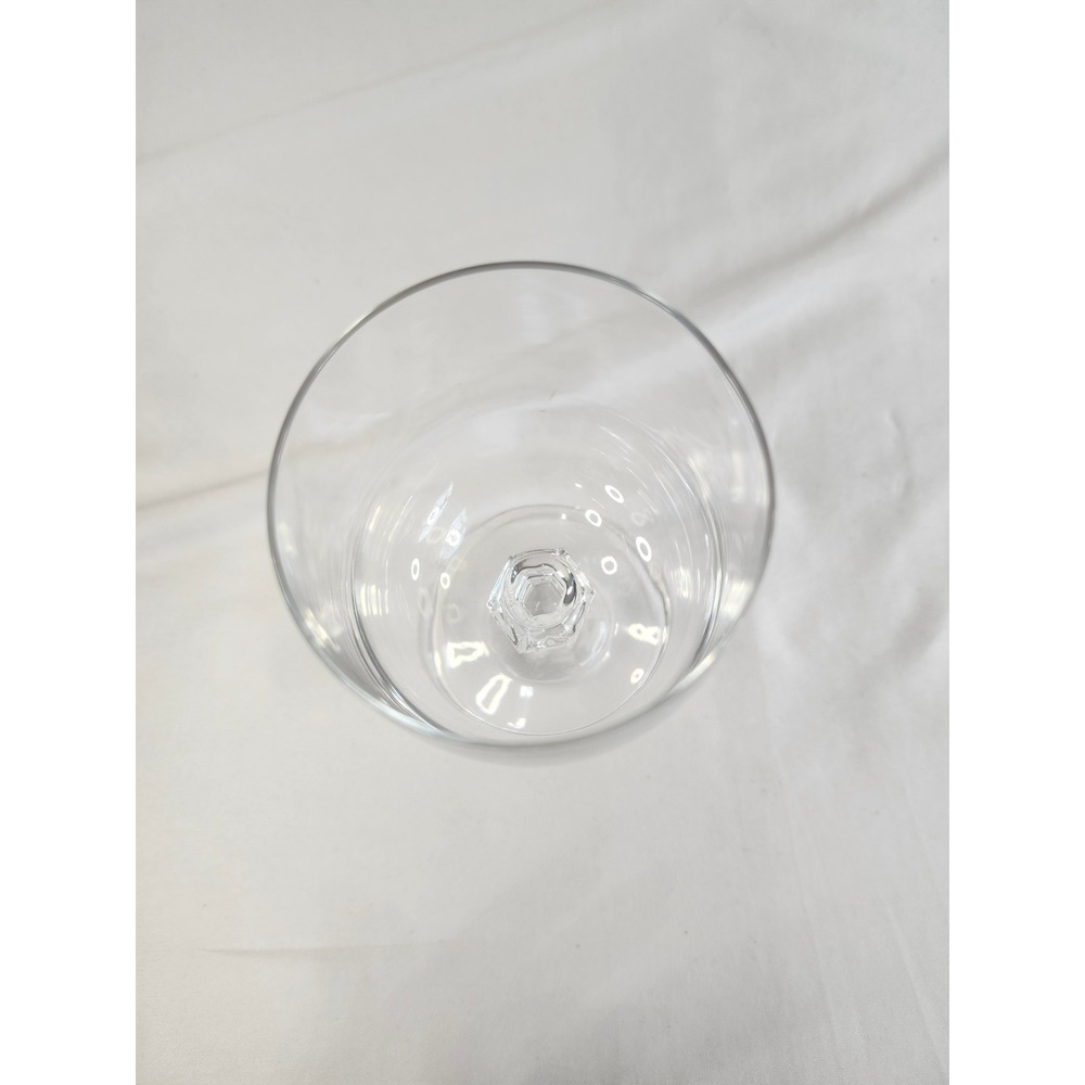 Cristal D'Arques Paris Royal Water Goblet Wine Glass 8oz Clear Hexagonal Stem - Picture 2 of 6